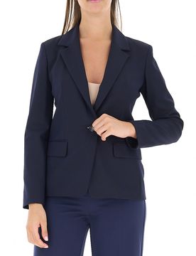Blazer misto viscosa BLU NOTTE 46