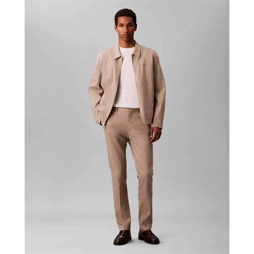 Pantalón Hombre de lino y lyocell slim - Calvin Klein - FashionsVida