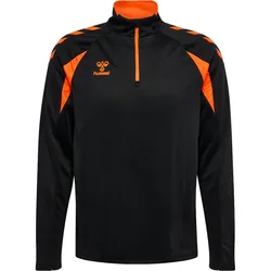 Sweat à Demi-zip Core 2.0 Black / Orange Tiger S