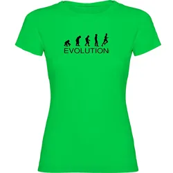 Maglietta A Maniche Corte Evolution Running Light Green XL