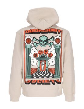 Felpa Cappuccio Uomo Lodge Of Darkness Hoodie Cream