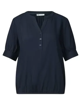 LTD QR Splitneck blouse w gath female