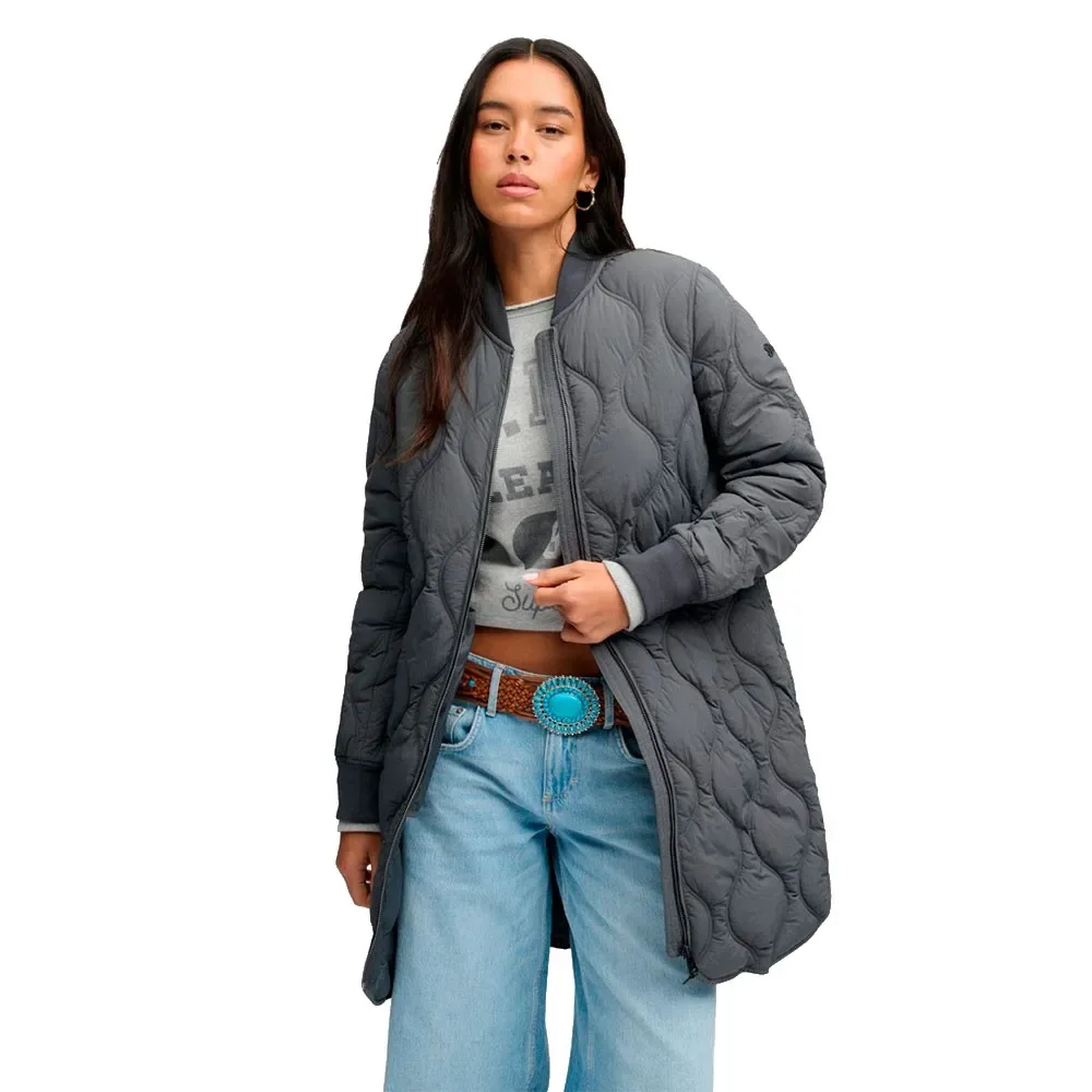 Giacca Long Onion Quilt Liner Ebony XL - Superdry - FashionsVida