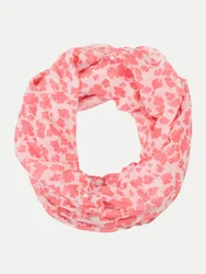 Loopschal mit Muster Rosa