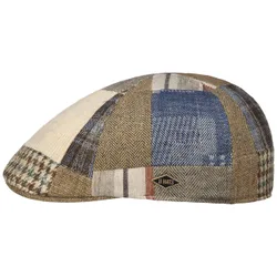 Patchwork Duck Flat Cap by - beige - Size: S (54-55 cm)