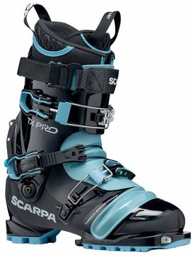 Telemark-Schuhe TX Pro W Black Polar Blue für Damen Größe 24 Blau