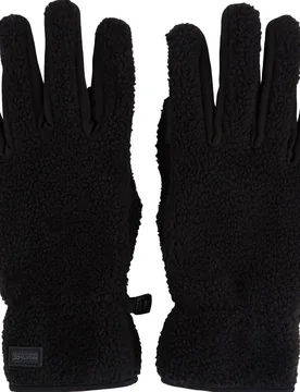 Unisex Borg Touchtip Tech Gloves in Jet Black Size: Small/Medium - Jet Black - Size: S/M - Regatta - FashionsVida