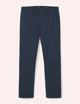 Ultraleicht Chino, Modern Fit#normale Größen#schlanke Größen#untersetzte Größen, Farbe Blau, 29, wiegt weniger mit Sicherheitstasche Herren - Walbusch - FashionsVida