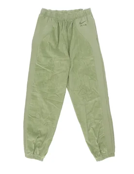 Pantalone Tuta Leggero Donna Sportswear Air High-waisted Corduroy Fleece Pants Alligator/medium Olive - Nike - FashionsVida