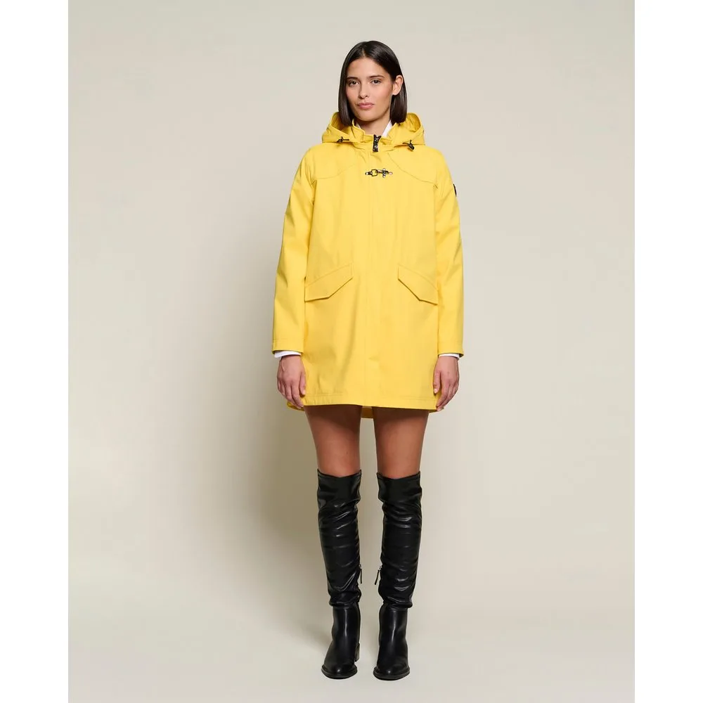 Parka larga de mujer con costuras termo selladas - Henry Arroway - FashionsVida