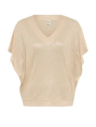 T-Shirt CASSIE S marrone chiaro 40