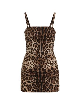 Silk Draped Neckline Dress with Thin Straps, Size 40