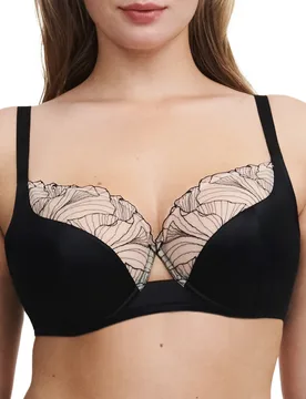 Womens Tattoo Love Covering Full Cup Bra - Black Polyamide - Size 32ff - Chantelle - FashionsVida