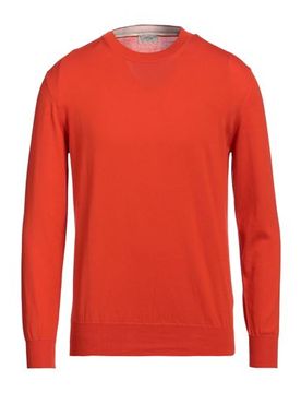 Pullover Herren Orange L Herren