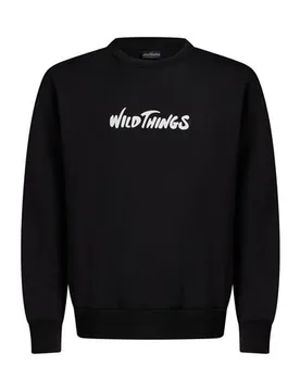 Sudadera Hombre Negro XS Hombre - Wild Things - FashionsVida