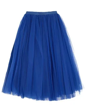 Dolce&Gabbana Falda midi Mujer Azul marino 34,38 Mujer - Dolce & Gabbana - FashionsVida