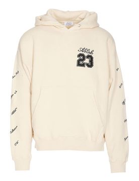 Felpa con cappuccio da skate con logo 23