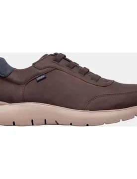 Deportivo de cordones elasticos de hombre en piel - Callaghan - FashionsVida