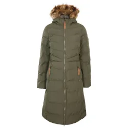 Womens/ladies Audrey Padded Jacket (Dark Vine Green) - Olive - Size X-Small