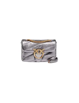 Borse a tracolla donna - love puff baby cl sheep nappa - grigio - PINKO - FashionsVida