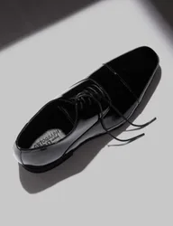 Patent Oxford Shoes Black male