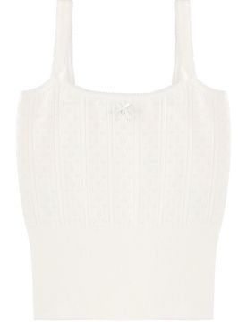 Knitted Pointelle Cami Top