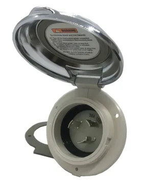 Power Inlet 3c 30a 125v One Size unisex - Marinco - FashionsVida