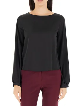 Blusa maniche lunghe NERO XS - Rinascimento - FashionsVida