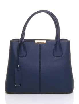 Casual Everyday Detachable Strap Crossbody Shoulder Tote Bag - Navy - Size: One Size - Ajvani - FashionsVida