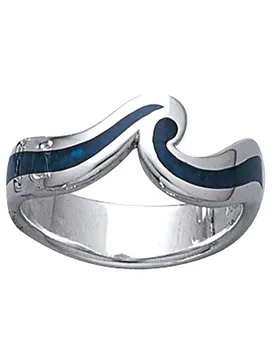 Dive Silver Anello Wave