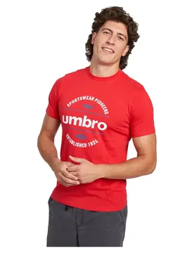 T-shirt à Manches Courtes Circular Graphic Vermillion S