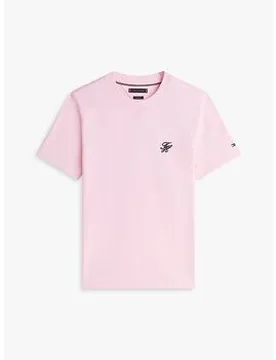 T-Shirt Mw0mw43066-Tol Classic Pink It M;It L Male - Tommy hilfiger - FashionsVida