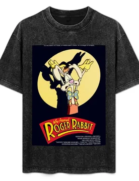 Roger Rabbit Movie Poster T-Shirt Casual Basic Street Style T-Shirt - Aliexpress - FashionsVida