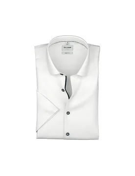 Chemise Slim Fit blanc 39 - Olymp Level Five - FashionsVida