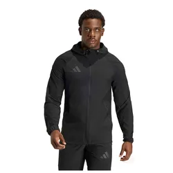 Veste Tiro Travel Windbreaker Black / Black XL