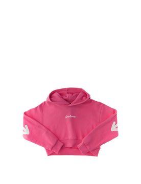 Felpa con cappuccio FUCSIA 12A