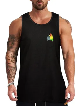 Funny Love bird In Pocket, Lovely Bird Gift Tank Top Essential Tank Top Cotton Casual Sleeveless Undershirt - Aliexpress - FashionsVida