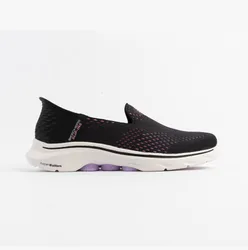 Go Walk 7 - Katniss Womens Trainers Black/multi Textile - Size Uk 7