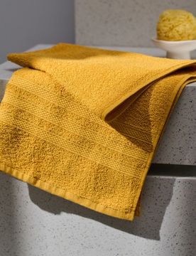 Asciugamano in cotone - ambra