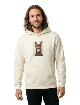 Mister Sweat à Capuche Fearless Dawg White Sand L