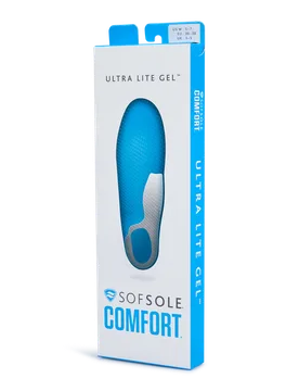 Ultra Unisex Insoles - White - Size 4-5 - Plastic/Polycarbonate - White - Size: 4-5 - SofSole - FashionsVida