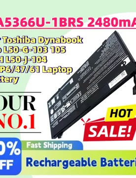 High-Quality PA5366U-1BRS 2480mAh 15.4V Battery for Toshiba Dynabook Pro L50-G-103 105 11H L50-J-104 4ICP6/47/61 Laptop Battery - Aliexpress - FashionsVida