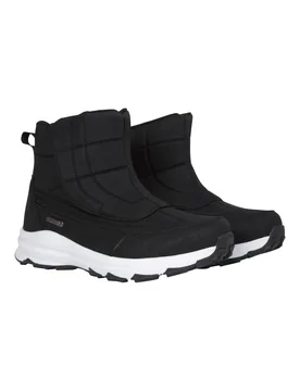 Chicago Womens Thermal Fleece Lined Snow Boot - Black - Black - Size: 5 - Mountain Warehouse - FashionsVida