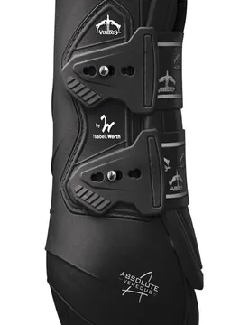 Dressurgamaschen ABSOLUTE ELASTIK rear black M - Veredus - FashionsVida