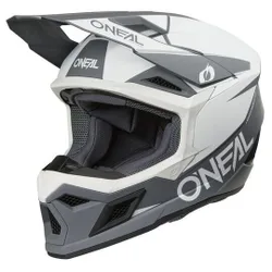 Casco Moto Cross Enduro O'NEAL 3SRS SOLID Bianco Nero taglia 2XL