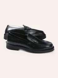 Classic Loafer, noch offen: Größenlauf, Farbe Schwarz, 41, hochwertiges Premiumleder Made in Portugal Herren