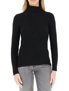 Dolcevita misto lana NERO UNI - VICOLO - FashionsVida