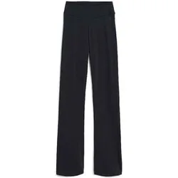 Damen Tight Solid schwarz M W
