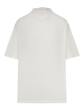 T-shirt con sciarpa in jersey