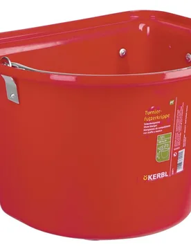 Turnier-Futterkrippe mit Einhängebügel rot - Kerbl - FashionsVida